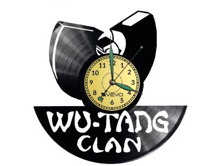 WU-TANG ZEGAR ŚCIENNY DEKORACYJNY NOWOCZESNY PŁYTA 
WINYLOWA WINYL NA 
PREZENT EVEVO EVEVO.PL