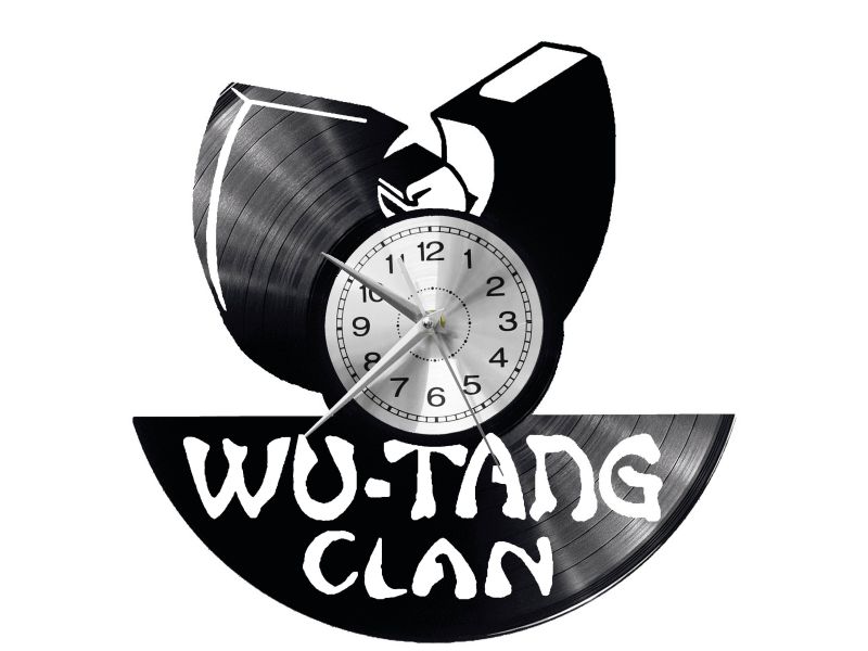 WU-TANG ZEGAR ŚCIENNY DEKORACYJNY NOWOCZESNY PŁYTA 
WINYLOWA WINYL NA 
PREZENT EVEVO EVEVO.PL