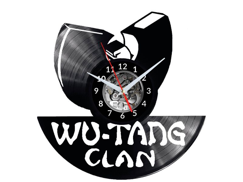 WU-TANG ZEGAR ŚCIENNY DEKORACYJNY NOWOCZESNY PŁYTA 
WINYLOWA WINYL NA 
PREZENT EVEVO EVEVO.PL