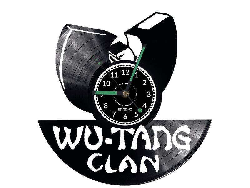 Wu-Tang Zegar Ścienny Płyta Winylowa Nowoczesny Dekoracyjny Na Prezent Urodziny