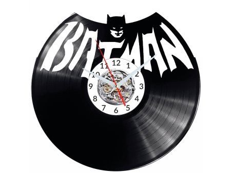 BATMAN ZEGAR ŚCIENNY DEKORACYJNY NOWOCZESNY PŁYTA WINYLOWA WINYL NA PREZENT EVEVO EVEVO.