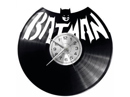 BATMAN ZEGAR ŚCIENNY DEKORACYJNY NOWOCZESNY PŁYTA WINYLOWA WINYL NA PREZENT EVEVO EVEVO.