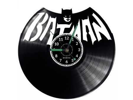 BATMAN ZEGAR ŚCIENNY DEKORACYJNY NOWOCZESNY PŁYTA WINYLOWA WINYL NA PREZENT EVEVO EVEVO.