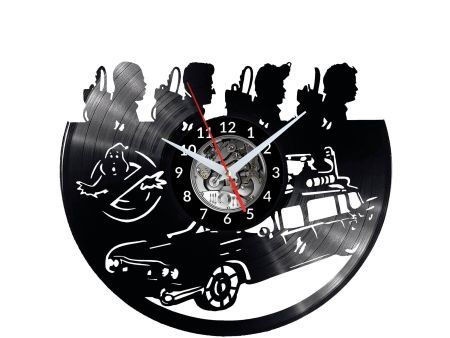 GHOSTBUSTERS ZEGAR ŚCIENNY DEKORACYJNY NOWOCZESNY PŁYTA WINYLOWA WINYL NA PREZENT EVEVO EVEVO.