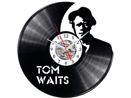 Tom Waits Zegar Ścienny Płyta Winylowa Nowoczesny Dekoracyjny Na Prezent Urodziny