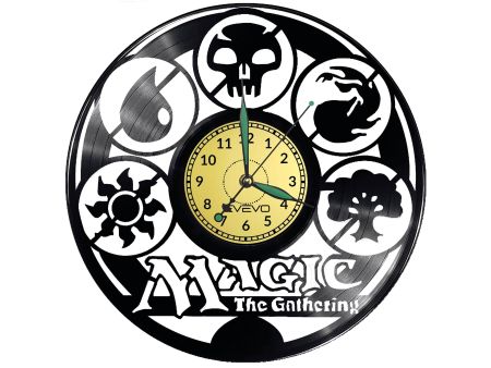 MAGIC THE GATHERING ZEGAR ŚCIENNY DEKORACYJNY NOWOCZESNY PŁYTA 
WINYLOWA WINYL NA 
PREZENT EVEVO EVEVO.