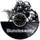 Bundeswehr Zegar Ścienny Płyta Winylowa Nowoczesny Dekoracyjny Na Prezent Urodziny