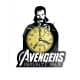 Avengers Infinity War Zegar Ścienny Płyta Winylowa Nowoczesny Dekoracyjny Na Prezent Urodziny
