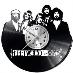 Fleetwood Zegar Ścienny Płyta Winylowa Nowoczesny Dekoracyjny Na Prezent Urodziny
