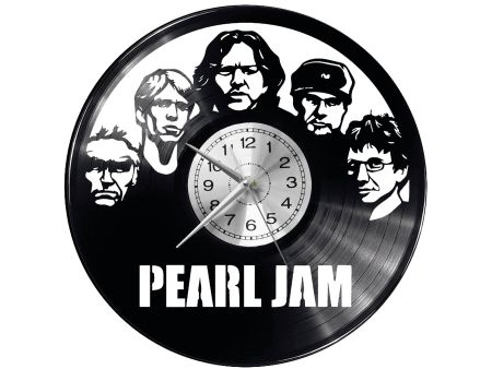 Pearl Jam Zegar Ścienny Płyta Winylowa Nowoczesny Dekoracyjny Na Prezent Urodziny