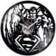 Superman Zegar Ścienny Płyta Winylowa Nowoczesny Dekoracyjny Na Prezent Urodziny