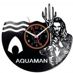 Aquaman Zegar Ścienny Płyta Winylowa Nowoczesny Dekoracyjny Na Prezent Urodziny