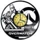 Overwatch Zegar Ścienny Płyta Winylowa Nowoczesny Dekoracyjny Na Prezent Urodziny