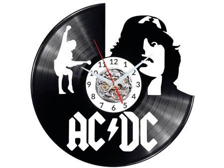 AC-DC ACDC AC/DC ZEGAR ŚCIENNY PŁYTA WINYLOWA PREZENT UPOMINEK URODZINY DLA NIEJ DLA NIEGO EVEVO EVEVO.PL W1943