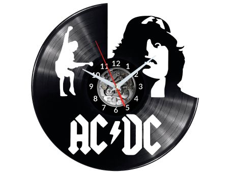 ACDC Zegar Ścienny Płyta Winylowa Nowoczesny Dekoracyjny Na Prezent Urodziny