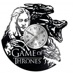 Game of Thrones Zegar Ścienny Płyta Winylowa Nowoczesny Dekoracyjny Na Prezent Urodziny