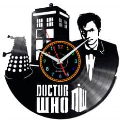 Doctor Who Zegar Ścienny Płyta Winylowa Nowoczesny Dekoracyjny Na Prezent Urodziny