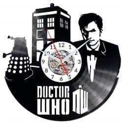 Doctor Who Zegar Ścienny Płyta Winylowa Nowoczesny Dekoracyjny Na Prezent Urodziny