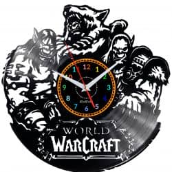 World of Warcraft Game Zegar Ścienny Płyta Winylowa Nowoczesny Dekoracyjny Na Prezent Urodziny