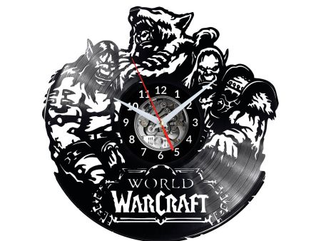 World of Warcraft Game Zegar Ścienny Płyta Winylowa Nowoczesny Dekoracyjny Na Prezent Urodziny