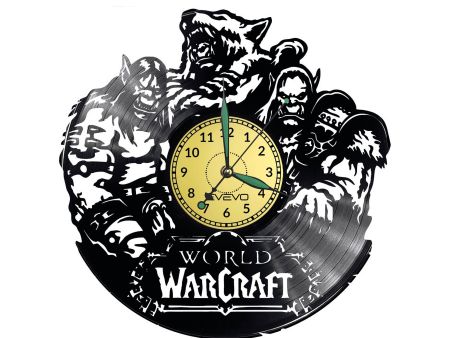 World of Warcraft Game Zegar Ścienny Płyta Winylowa Nowoczesny Dekoracyjny Na Prezent Urodziny