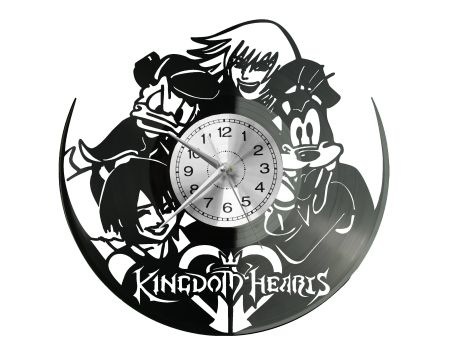 Kingdom Hearts Zegar Ścienny Płyta Winylowa Nowoczesny Dekoracyjny Na Prezent Urodziny