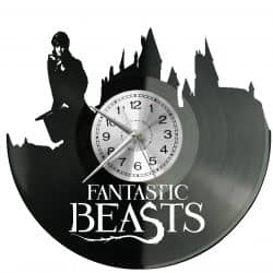 Fantastic Beasts Zegar Ścienny Płyta Winylowa Nowoczesny Dekoracyjny Na Prezent Urodziny