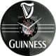 Guinness Emblem Zegar Ścienny Płyta Winylowa Nowoczesny Dekoracyjny Na Prezent Urodziny