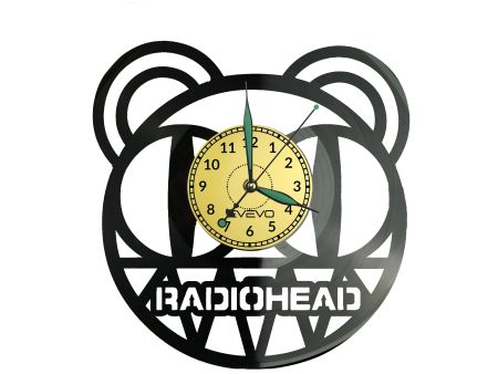 Radiohead Zegar Ścienny Płyta Winylowa Nowoczesny Dekoracyjny Na Prezent Urodziny