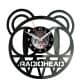 Radiohead Zegar Ścienny Płyta Winylowa Nowoczesny Dekoracyjny Na Prezent Urodziny
