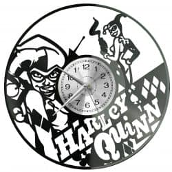 Harley Quinn Zegar Ścienny Płyta Winylowa Nowoczesny Dekoracyjny Na Prezent Urodziny