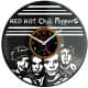 Red Hot Chilli Peppers Zegar Ścienny Płyta Winylowa Nowoczesny Dekoracyjny Na Prezent Urodziny