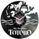 Totoro Zegar Ścienny Płyta Winylowa Nowoczesny Dekoracyjny Na Prezent Urodziny