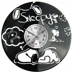 Snoopy Dreams Zegar Ścienny Płyta Winylowa Nowoczesny Dekoracyjny Na Prezent Urodziny