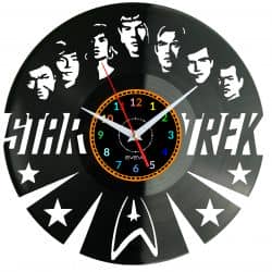 Star Trek Zegar Ścienny Płyta Winylowa Nowoczesny Dekoracyjny Na Prezent Urodziny