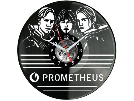 Prometheus Zegar Ścienny Płyta Winylowa Nowoczesny Dekoracyjny Na Prezent Urodziny