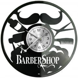 Barber Shop Zegar Ścienny Płyta Winylowa Nowoczesny Dekoracyjny Na Prezent Urodziny