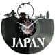 Japonia Zegar Ścienny Płyta Winylowa Nowoczesny Dekoracyjny Na Prezent Urodziny