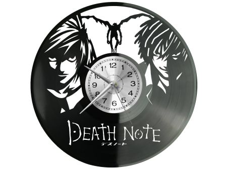 Death Note Zegar Ścienny Płyta Winylowa Nowoczesny Dekoracyjny Na Prezent Urodziny