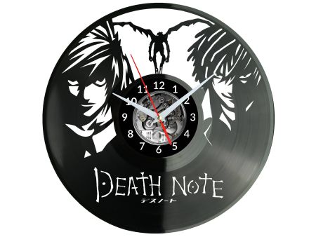 Death Note Zegar Ścienny Płyta Winylowa Nowoczesny Dekoracyjny Na Prezent Urodziny