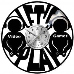 Video Game Zegar Ścienny Płyta Winylowa Nowoczesny Dekoracyjny Na Prezent Urodziny