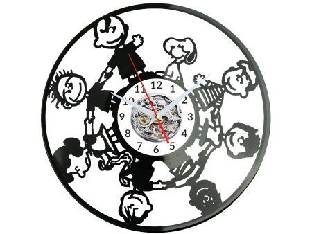 Snoopy Zegar Ścienny Płyta Winylowa Nowoczesny Dekoracyjny Na Prezent Urodziny