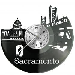 Sacramento Zegar Ścienny Płyta Winylowa Nowoczesny Dekoracyjny Na Prezent Urodziny