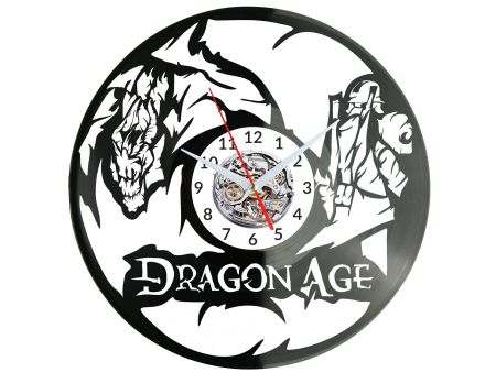 Dragon Age Zegar Ścienny Płyta Winylowa Nowoczesny Dekoracyjny Na Prezent Urodziny