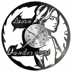 Laura Vandervoort Zegar Ścienny Płyta Winylowa Nowoczesny Dekoracyjny Na Prezent Urodziny