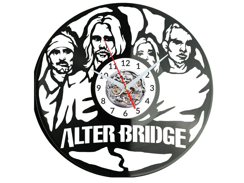 Alter Bridge Zegar Ścienny Płyta Winylowa Nowoczesny Dekoracyjny Na Prezent Urodziny