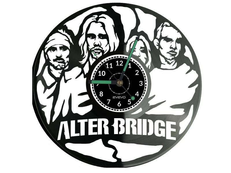 Alter Bridge Zegar Ścienny Płyta Winylowa Nowoczesny Dekoracyjny Na Prezent Urodziny