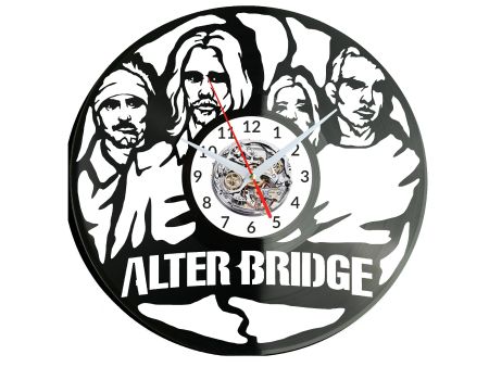 Alter Bridge Zegar Ścienny Płyta Winylowa Nowoczesny Dekoracyjny Na Prezent Urodziny