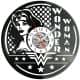 Wonder Woman Zegar Ścienny Płyta Winylowa Nowoczesny Dekoracyjny Na Prezent Urodziny