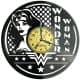 Wonder Woman Zegar Ścienny Płyta Winylowa Nowoczesny Dekoracyjny Na Prezent Urodziny